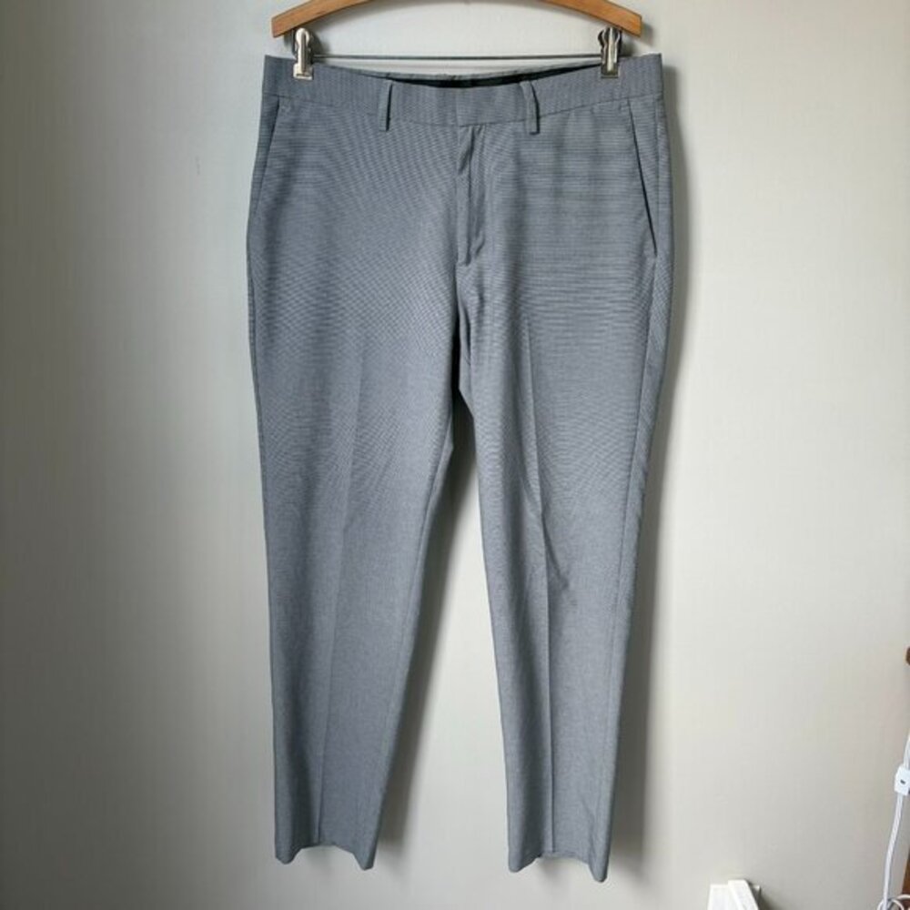 Reaction Kenneth Cole Gray Dress Pants Men's  34 x 30